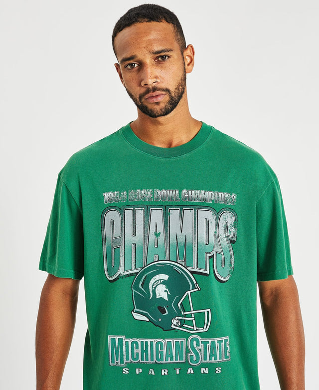 NCAA Championship T-Shirt Michigan State Vintage Green