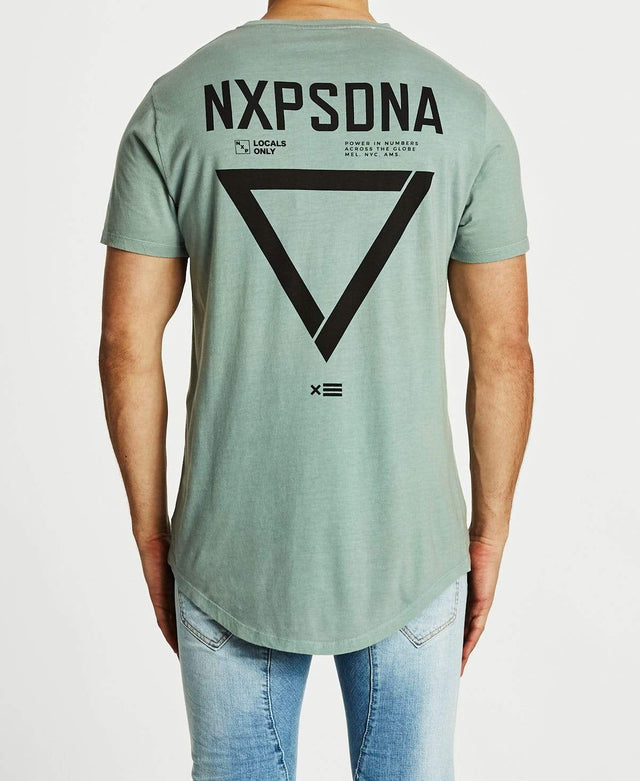 Nena & Pasadena Careless Cape Back T-Shirt Pigment Frost