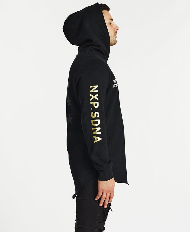 Catastrophy Dual Curved Hoodie Jet Black – Neverland Store