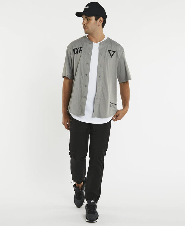 Nena & Pasadena Diamond Baseball Shirt Pigment Ultimate Grey