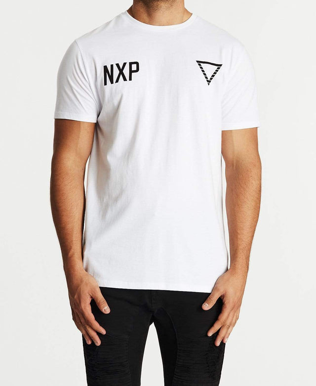 Nena & Pasadena Dominate Cape Back T-Shirt White
