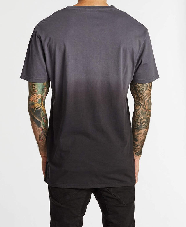 Nena & Pasadena Faded Relaxed Fit T-Shirt Charcoal/Graphite