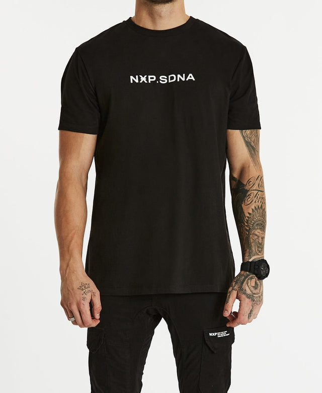 Nena & Pasadena False Claims Cape Back T-Shirt Jet Black