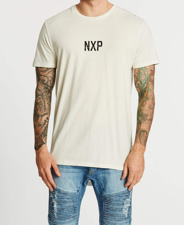 Nena & Pasadena Feared Cape Back T-Shirt Pigment Off White
