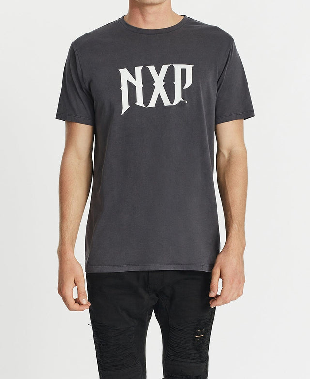 Nena & Pasadena Flames Cape Back T-Shirt Pigment Asphalt