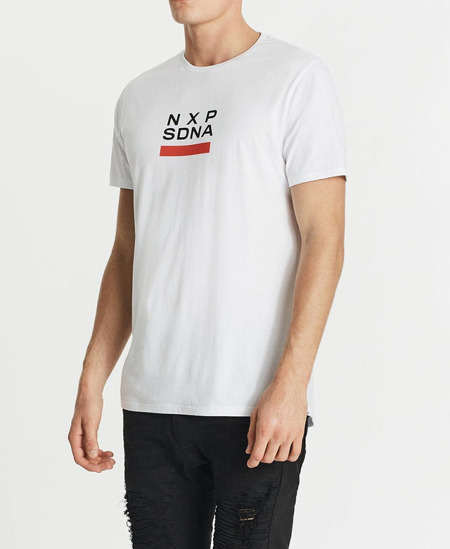 Nena & Pasadena Formula Scoop Back T-Shirt White