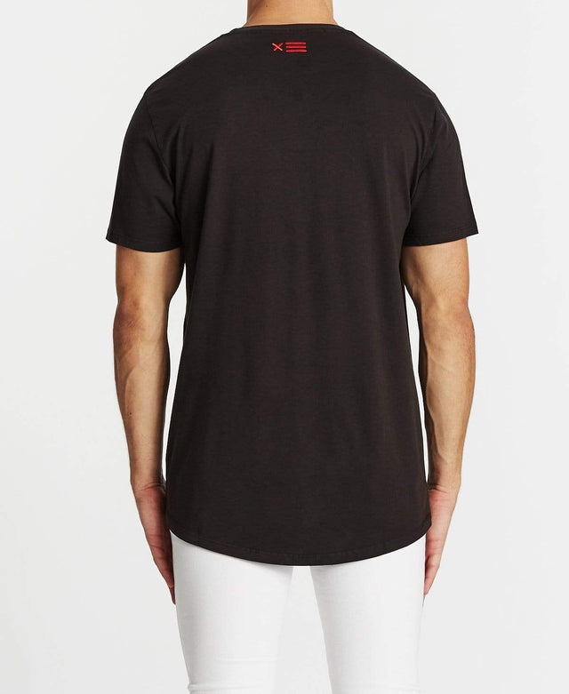 Nena & Pasadena Freedom Scoop Back T-Shirt Pigment Black