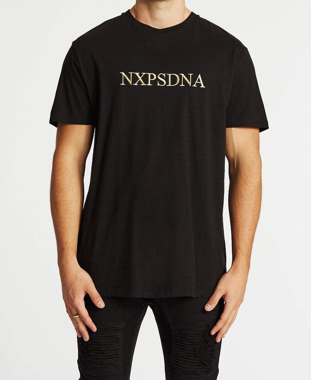 Nena & Pasadena Gotham Relaxed Fit T-Shirt Jet Black