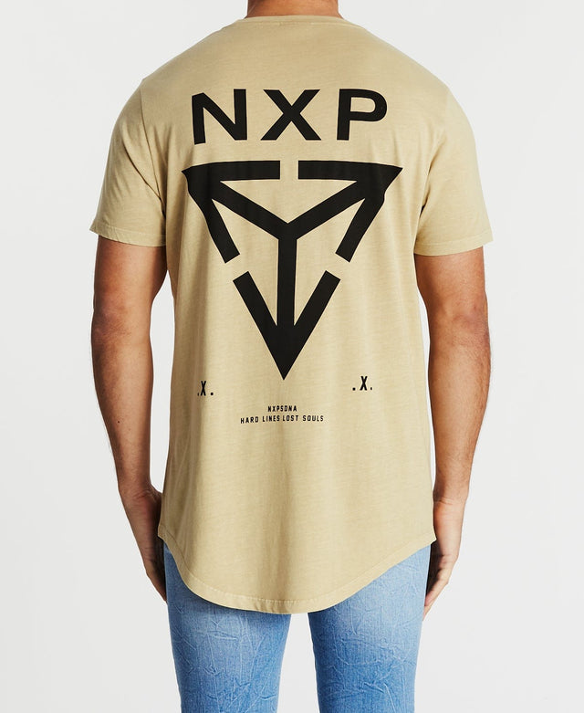 Nena & Pasadena Hard Lines Cape Back T-Shirt Pigment Mojave