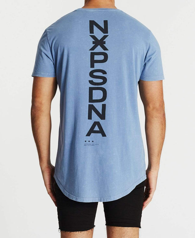 Nena & Pasadena Impulsive Cape Back T-Shirt Acid Faded Denim