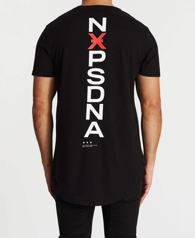 Nena & Pasadena Impulsive Cape Back T-Shirt Jet Black