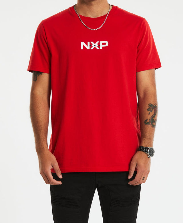 Nena & Pasadena Lunar Cape Back T-Shirt Red