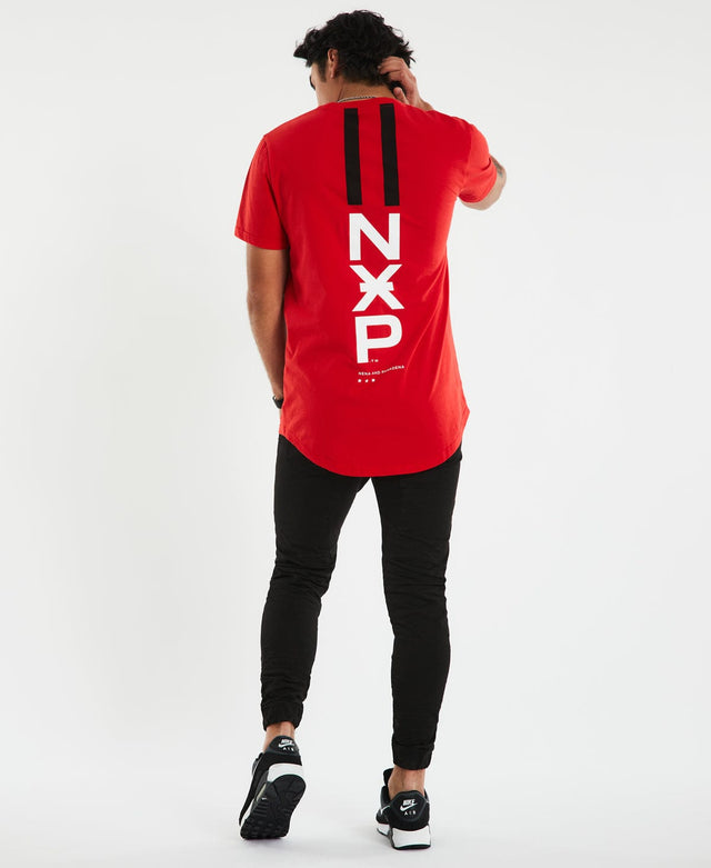 Nena & Pasadena Lunar Cape Back T-Shirt Red