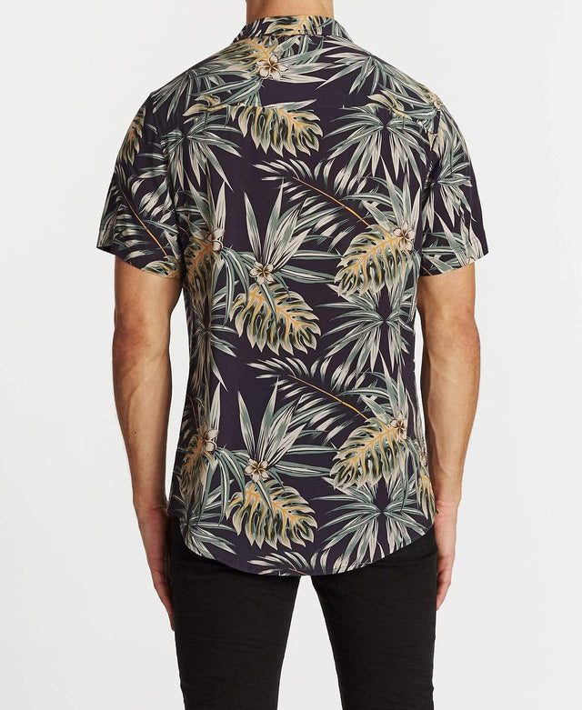 Nena & Pasadena Marsh Standard Short Sleeve Shirt Floral Print