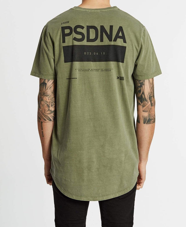 Nena & Pasadena Movement Cape Back T-Shirt Pigment Khaki