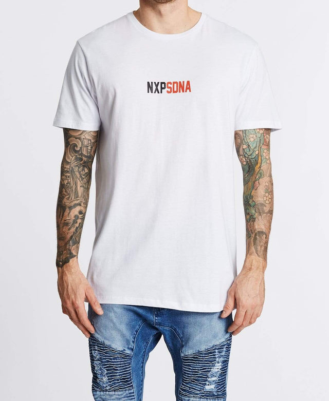 Nena & Pasadena Never Turn Back Cape Back T-Shirt White