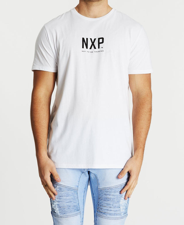 Nena & Pasadena Notorious Cape Back T-Shirt White