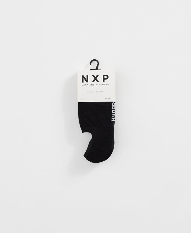Nena & Pasadena NXP Invisible Socks 3 Pack Black