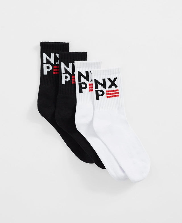 Nena & Pasadena Patrol Mid Socks 2 Pack Multi Colour