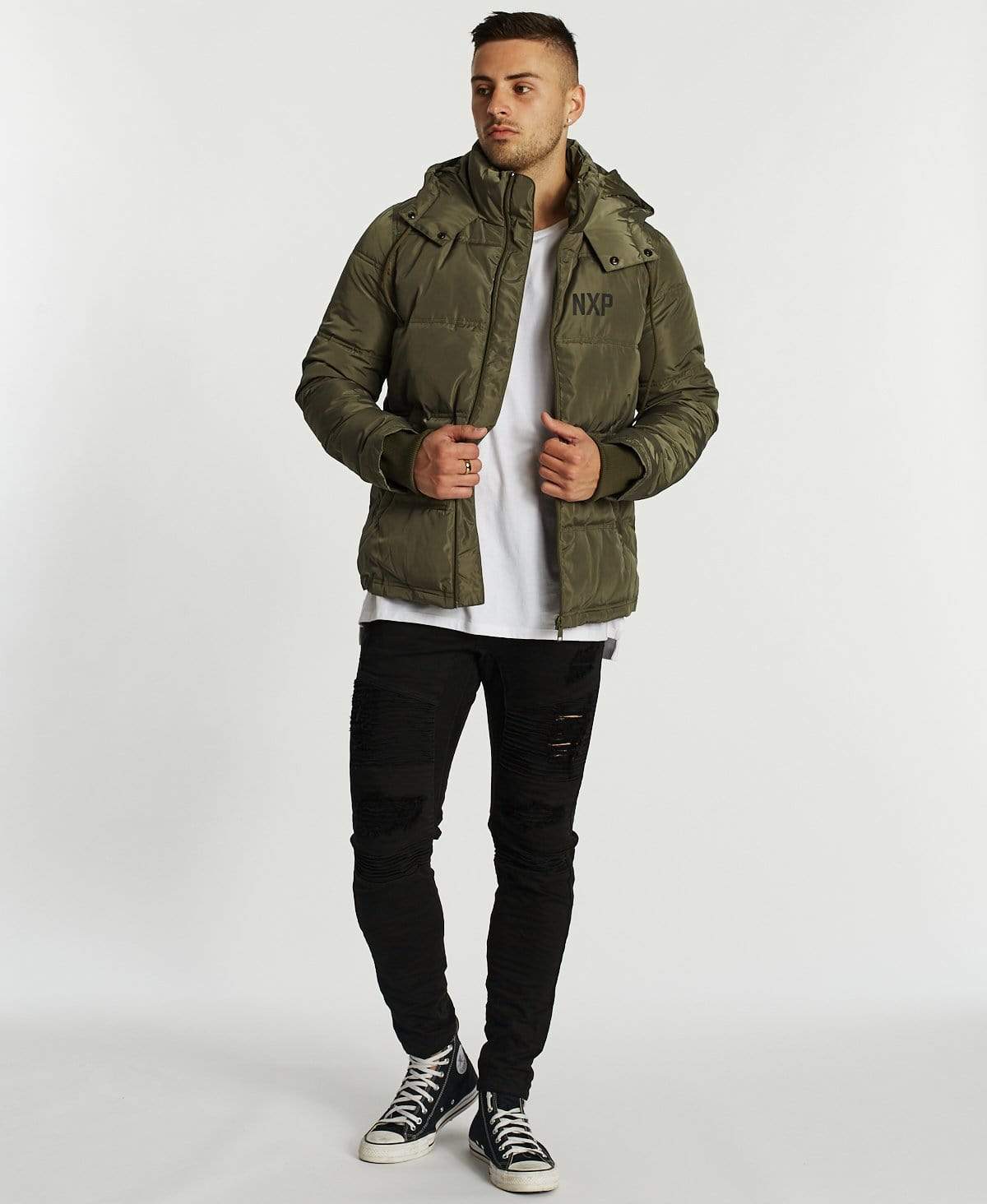 Windbreaker khaki on sale