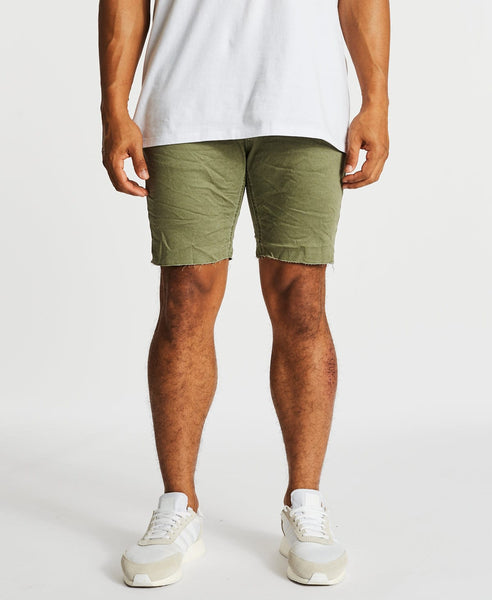 Khaki denim shorts on sale mens