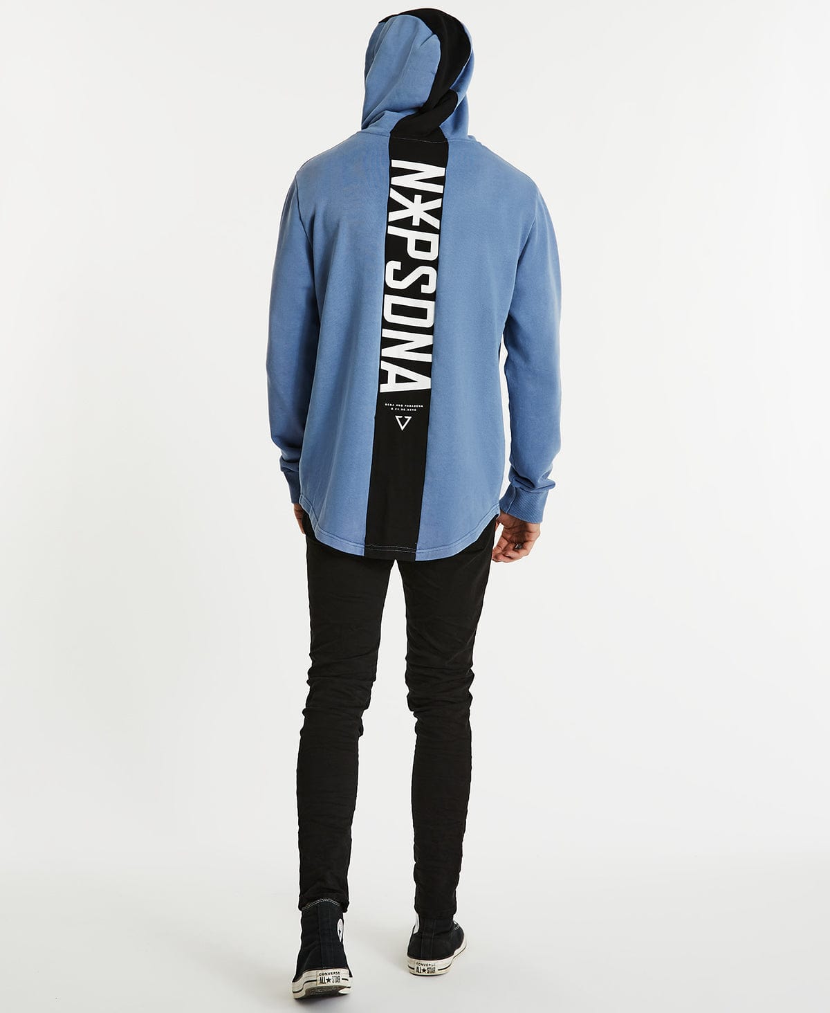 Razors Dual Curved Hoodie Dusty Blue Neverland Store