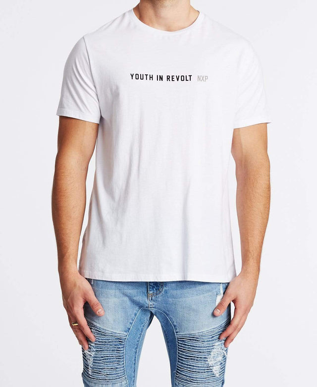 Nena & Pasadena Revolt Cape Back T-Shirt White