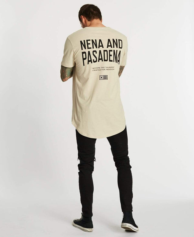 Nena & Pasadena Richardson Cape Back T-Shirt Sand