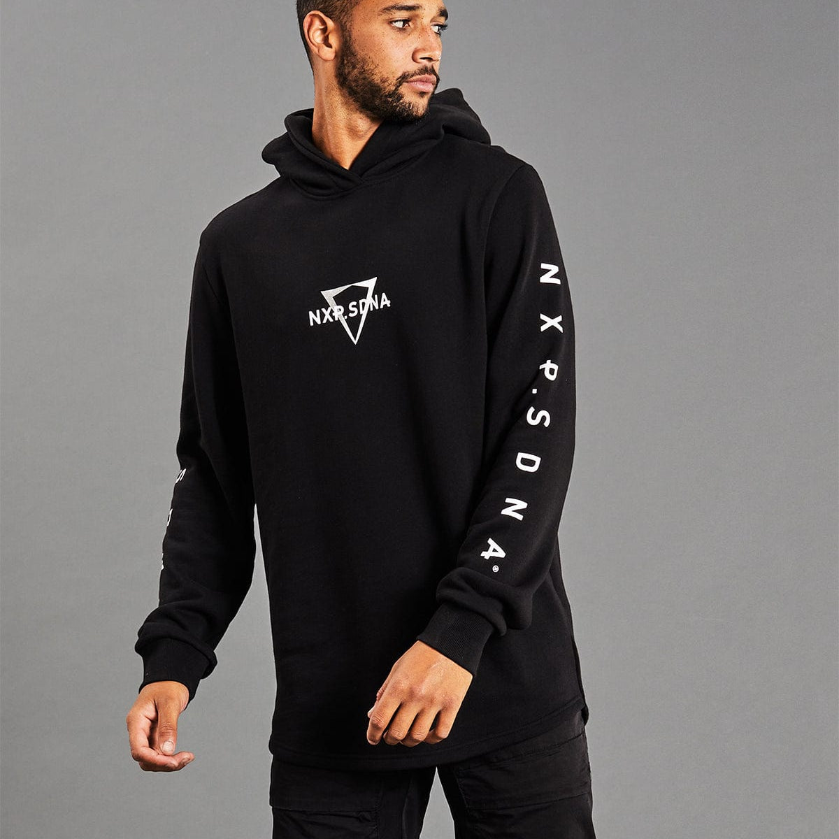 Royle Heavy Hooded Dual Curved Jumper Jet Black – Neverland Store