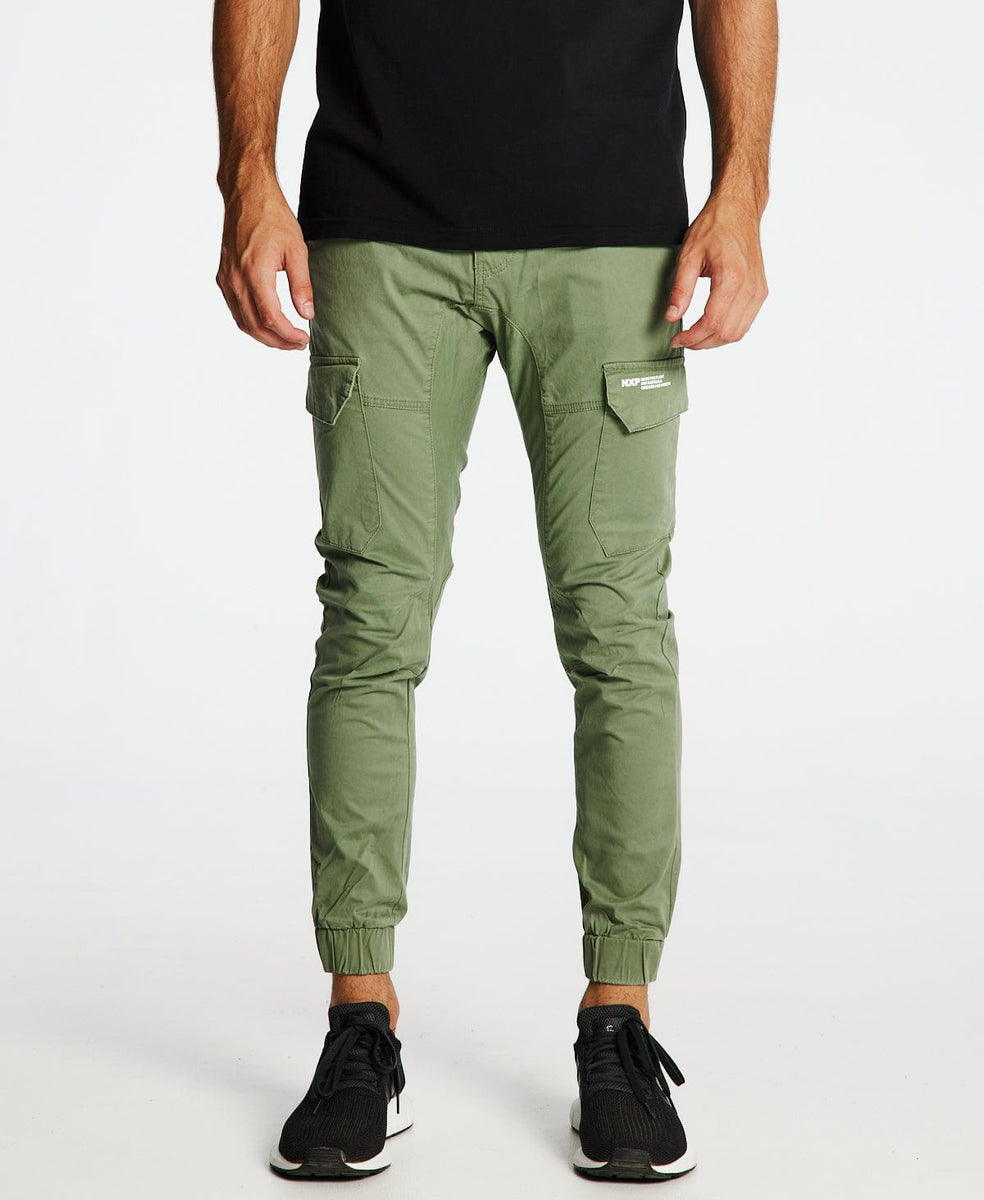 Sabre Jogger Cargo Pants Khaki Neverland Store