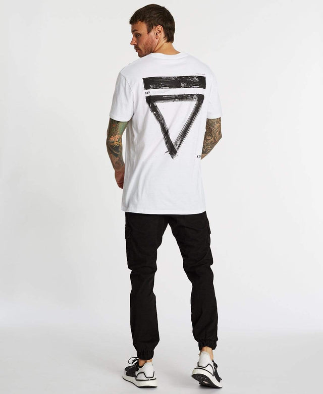 Nena & Pasadena Soundwave Relaxed Fit T-Shirt White