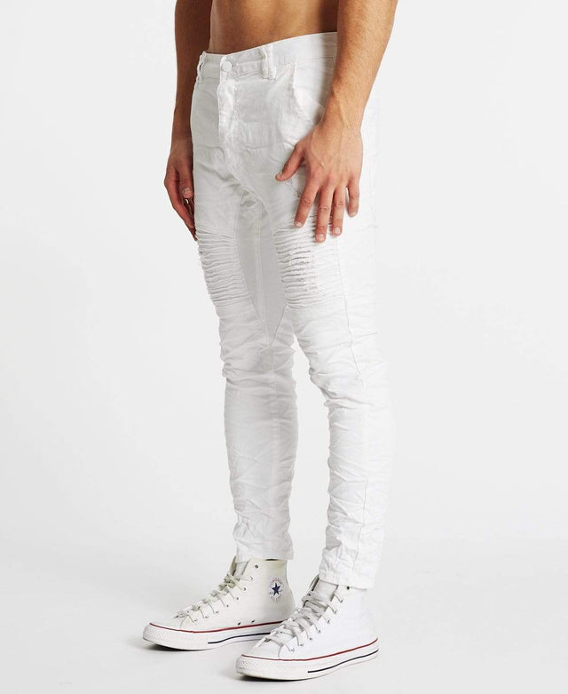 Nena & Pasadena Spitfire Engineered Jeans White