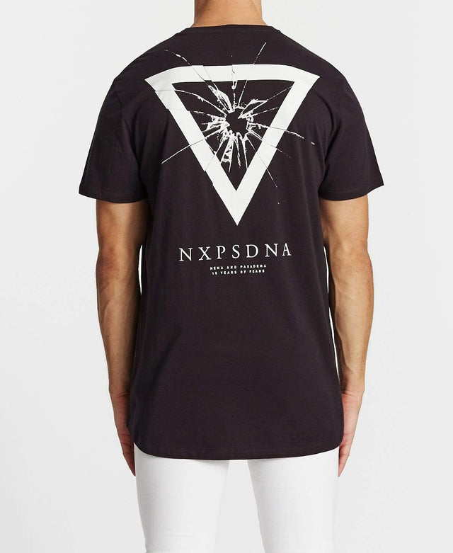 Nena & Pasadena Stone Cold Scoop Back T-Shirt Graphite