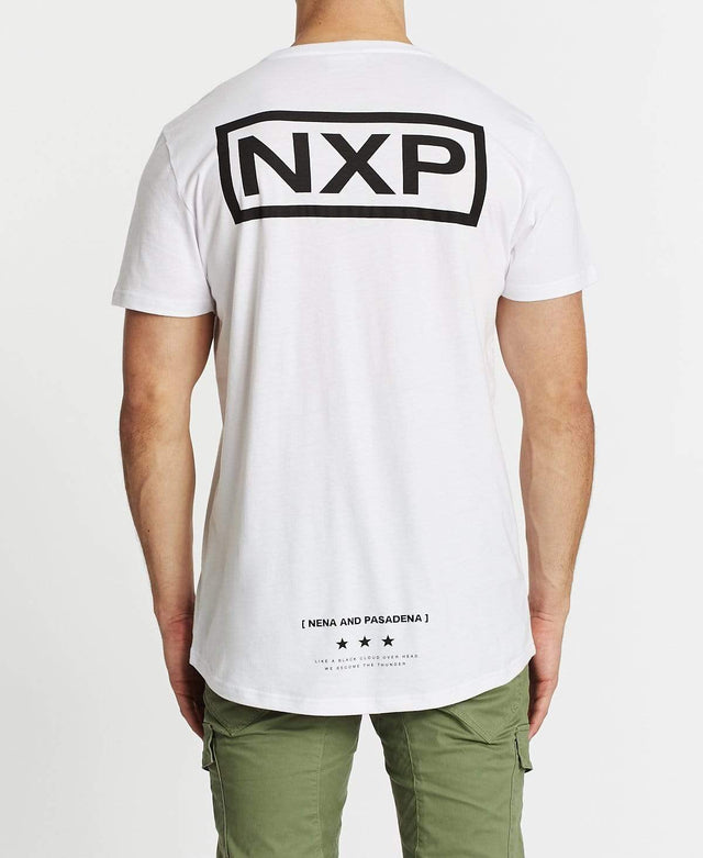 Nena & Pasadena Storm Scoop Back T-Shirt White