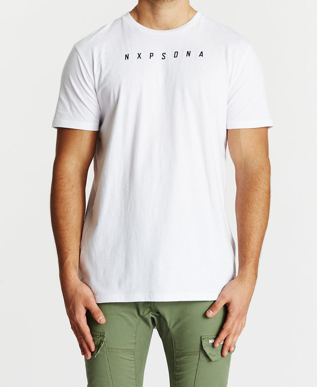 Nena & Pasadena Sway Cape Back T-Shirt White