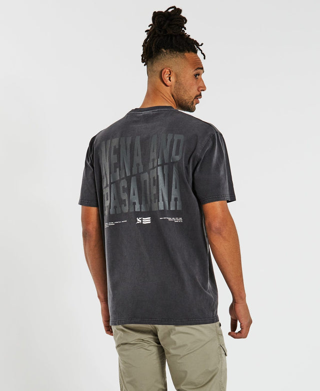 Nena & Pasadena Torrent Relaxed T-Shirt Pigment Asphalt Grey