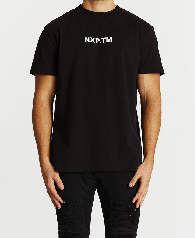 Nena & Pasadena Untouchable Relaxed T-Shirt Jet Black