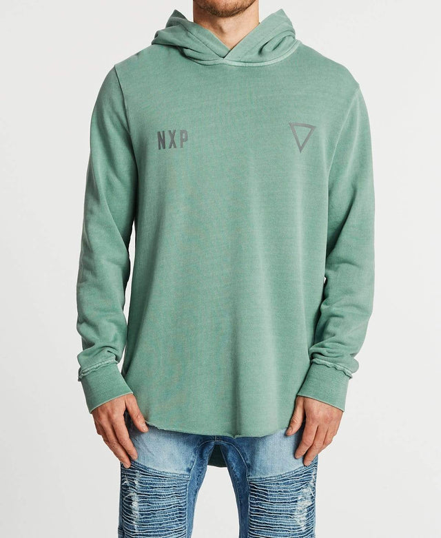 Nena & Pasadena Winchester Dual Curved Hoodie Pigment Teal
