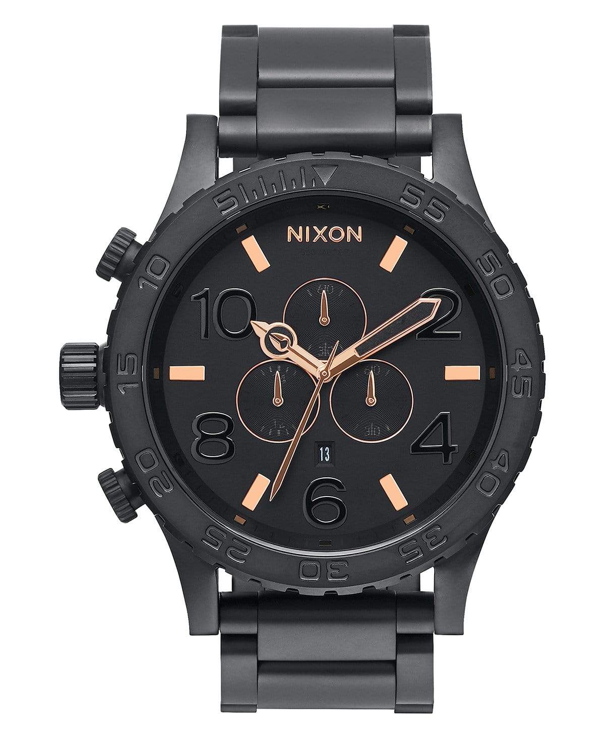 Nixon sentry ss black rose gold store