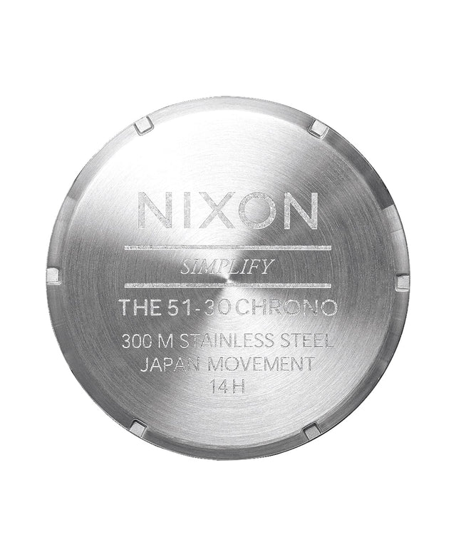 Nixon 51-30 Chrono Watch All Silver/Black