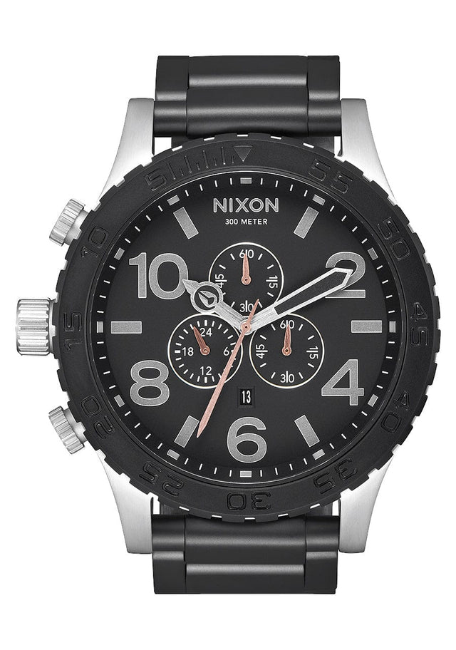 Nixon 51-30 Chrono Watch Black/Steel
