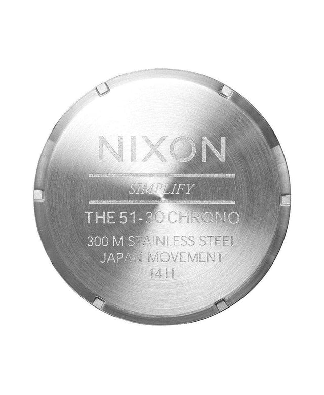 Nixon 51-30 Chrono Watch Silver/Gold