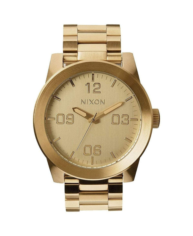 Nixon Corporal Stainless Steel Watch All Gold Gold