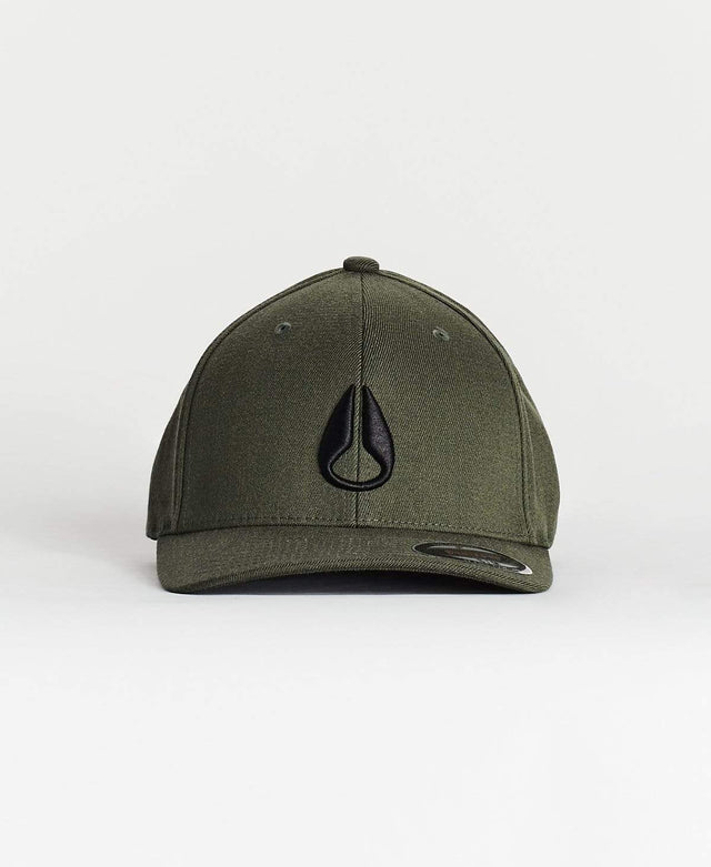Nixon Deep Down FF Athletic Fit Hat Olive/Black