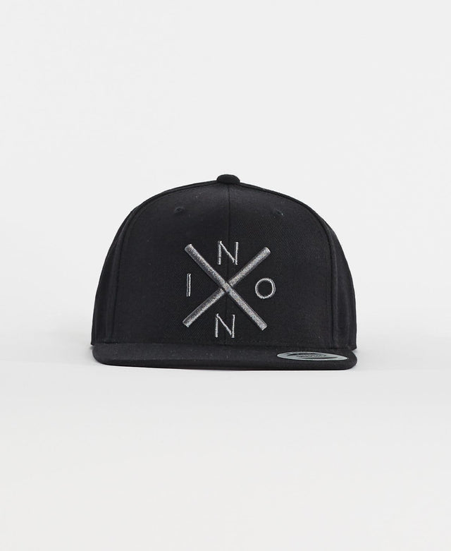 Nixon Exchange Snapback Hat Black/Dark Grey