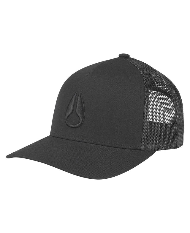 Nixon Iconed Trucker Hat Black/Black