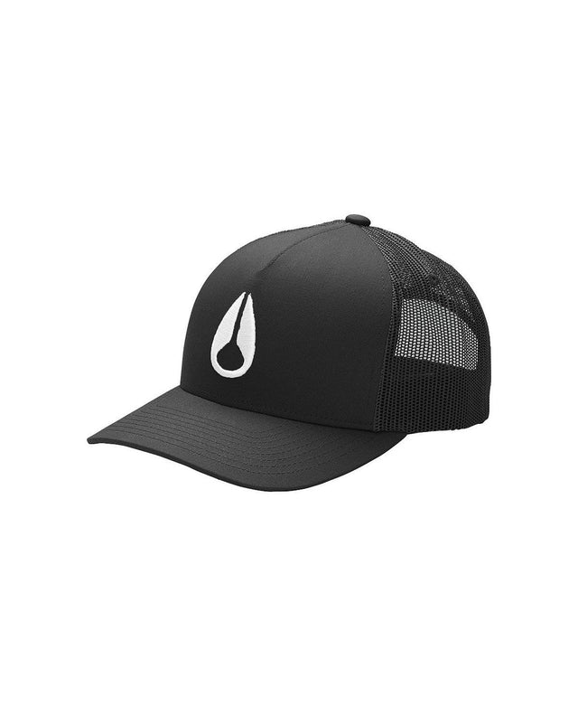 Nixon Iconed Trucker Hat Black/White