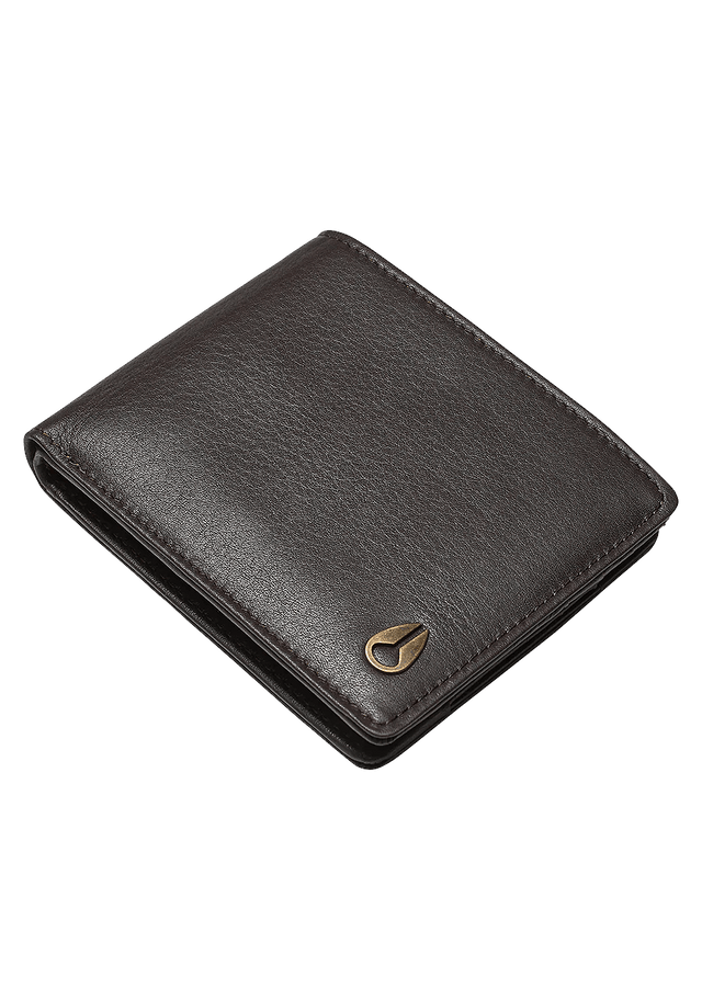 Nixon Pass Leather Wallet Brown