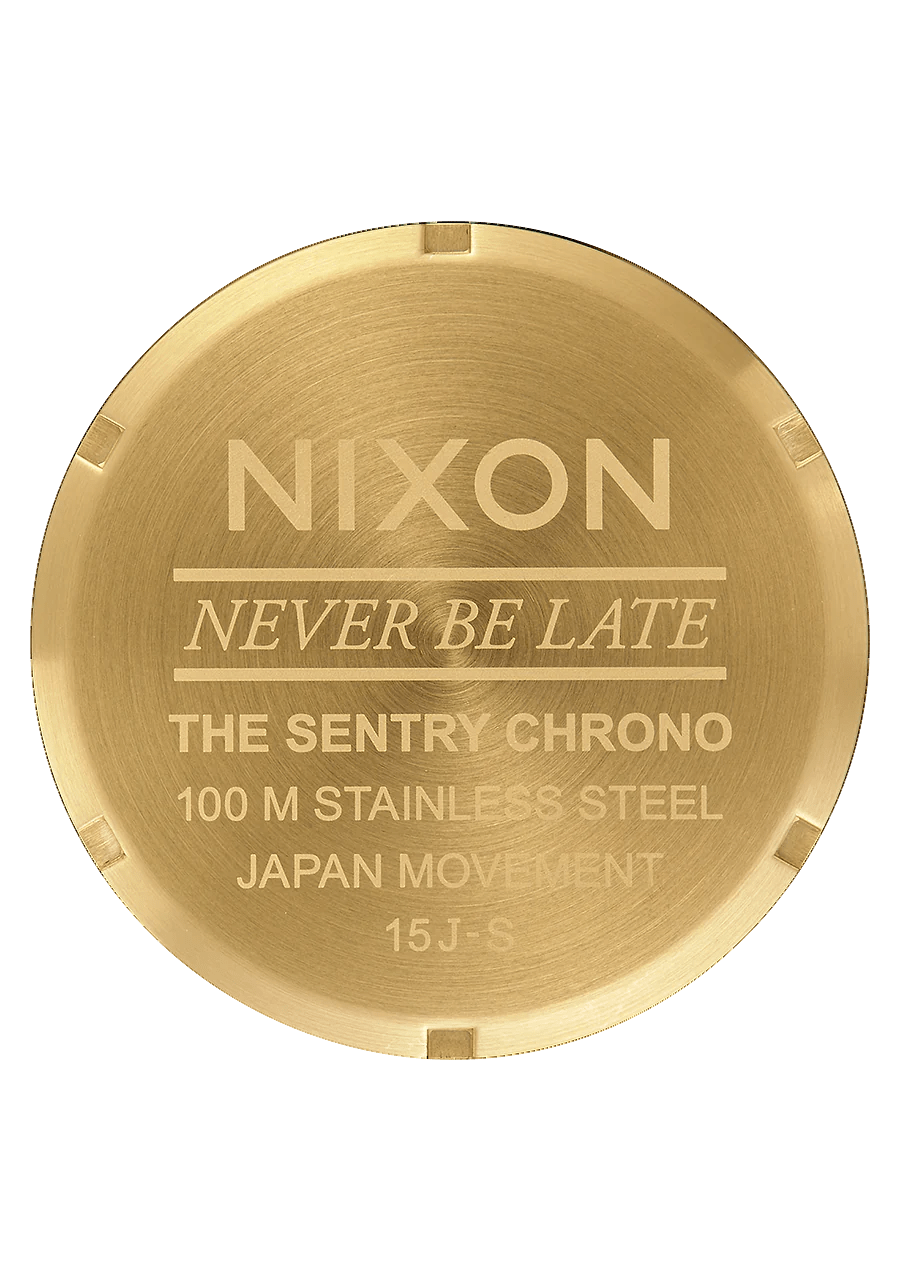 Sentry Chrono Watch All Gold Black Gold Neverland Store
