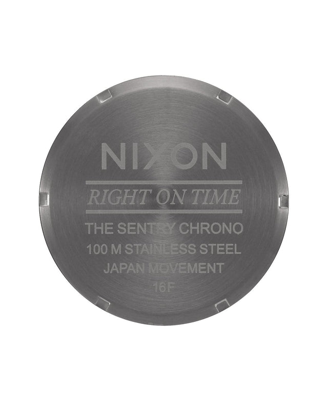 Nixon Sentry Chrono Gunmetal/Rose Gold
